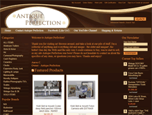 Tablet Screenshot of antiqueperfection.com